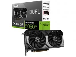 Asus Videókártya NVIDIA Dual GeForce RTX 5060 Ti 8GB OC Edition (DUAL-RTX5060TI-O8G)